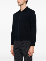 THOM BROWNE - Men Double Face Full Zip Up Knitwear - Image 2