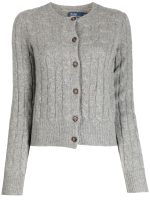 POLO RALPH LAUREN - Women Cable Knit Cashmere Classic Long Sleeve Cardigan - Image 5