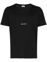 SAINT LAURENT - Men Logo Crew Neck T-shirt - Image 5