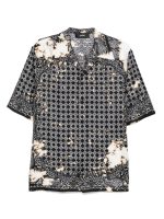 AMIRI - Men Bleach Bandana Bowling Shirt - Image 4