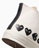COMME DES GARCONS PLAY X CONVERSE - Chuck 70 Multi Heart High Top - Image 7