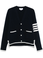 THOM BROWNE - Men Milano Stitch V Neck Knitwear - Image 5