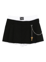 ALEXANDER WANG - Women Chain Pre-Styled Pleated Short - Image 5