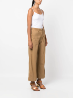 POLO RALPH LAUREN - Women High Waisted Cropped Trousers - Image 2