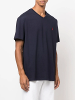 POLO RALPH LAUREN - Men Short Sleeve V-Neck Classic Fit T-Shirt - Image 2