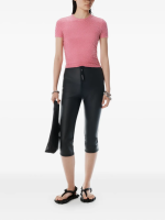 T BY ALEXANDER WANG - Women Jacquard Logo Baby Tee - Image 3
