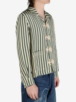BODE - Men Soda Stripe Trillium Shirt - Image 2
