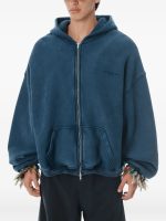 ALEXANDER WANG - Unisex Graphic Logo Zip Up Hoodie