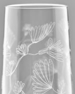SERAX X MARNI - Camelia Aubergine Champagne Flute - Image 3