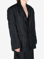 LOUIS GABRIEL NOUCHI - Men Wavy Jacquard Oversized Jacket - Image 2
