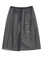 AMOMENTO - Women Shirring Organza Skirt - Image 5
