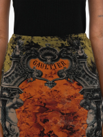 JEAN PAUL GAULTIER - Women Mesh "Médaillon" Long Skirt - Image 4
