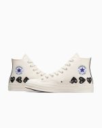 COMME DES GARCONS PLAY X CONVERSE - Chuck 70 Multi Heart High Top - Image 3