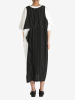 Y'S - Women Two Layer Gathered Front Dress - Image 3