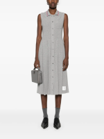 Grey dress, full body view