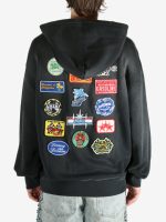 AMIRI - Men Station Patch Oversized Hoodie - Image 3