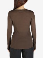 AMOMENTO - Women Sheer Long Sleeved Tee - Image 3