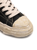 MAISON MIHARA YASUHIRO - Men Peterson 23/Original Sole Garment Dyed Canvas Low-Top Sneaker - Image 5