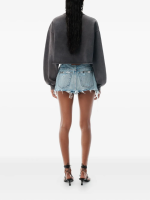 ALEXANDER WANG - Women Cropped Crewneck Sweatshirt - Image 3