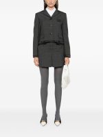 MIU MIU - Women Tartan Print Mini Skirt