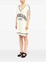 MM6 Maison Margiela - Women Varsity Jacquard Mini Dress - Image 3