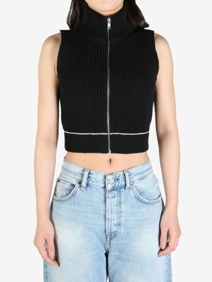MM6 Maison Margiela - Women Knitted Zip Vest