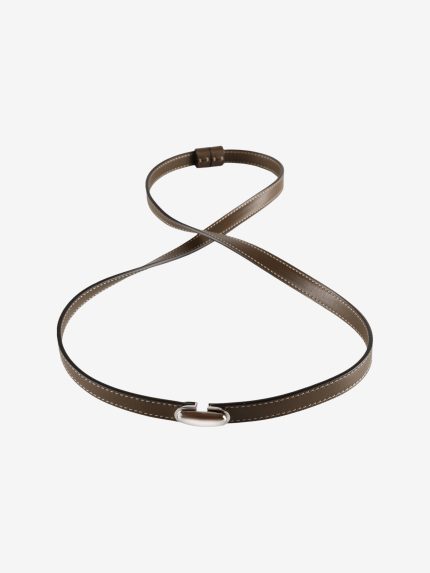Brown belt, front view