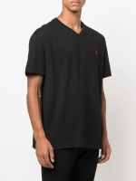 POLO RALPH LAUREN - Men Short Sleeve V-Neck Classic Fit T-Shirt - Image 2
