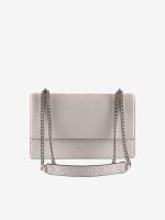 Tan bag, front view