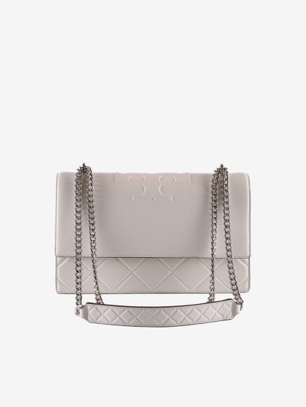Tan bag, front view