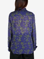 DRIES VAN NOTEN - Women Sheer Appliqué Blouse - Image 3
