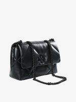 TORY BURCH - Women Kira Diamond Quilt Powder Coated Small Convertible Shoulder Bag - Image 2