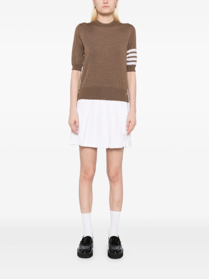 THOM BROWNE - Women Jersey Stitch Short Sleeve Shirt