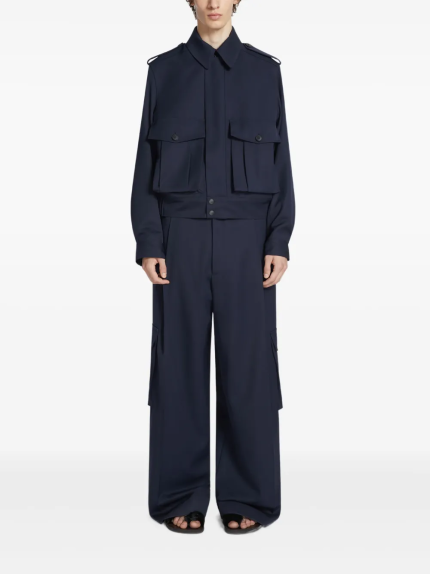 DRIES VAN NOTEN - Men Wide Pleated Pants