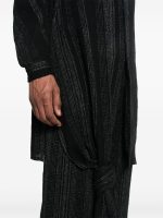YOHJI YAMAMOTO POUR HOMME - Men M-Tied Hem Stripe B Shirt - Image 4