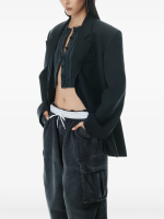 ALEXANDER WANG - Women Turned Down Elastic Cargo Pant - Image 2