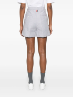 THOM BROWNE - Women Fit 2 Beltloop Sack Shorts - Image 3