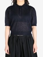 AURALEE - Women Mohair Knit Polo