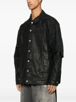 RICK OWENS DRKSHDW - Men Giacca In Denim Jumbo Worker Jacket - Image 2