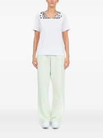 MM6 Maison Margiela - Women V-Neck SIDA Print T-Shirt