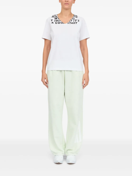 MM6 Maison Margiela - Women V-Neck SIDA Print T-Shirt