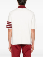 THOM BROWNE - Men Rugby Fit Milano Stitch Short Sleeve Polo - Image 2