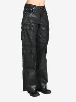 RICK OWENS DRKSHDW - Women Foil Double Cargo Jeans - Image 2