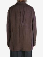 ZIGGY CHEN - Men Double Breasted Long Jacket - Image 3