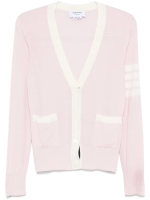 THOM BROWNE - Women Relaxed Fit V Neck Knitwear - Image 5