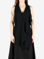 YOHJI YAMAMOTO - Women Draped Long Vest