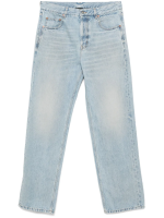 SAINT LAURENT - Men Mid Straight Baggy Jeans - Image 5