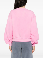 T BY ALEXANDER WANG - Women Puff Paint Logo Sweatshirt Essential Terry Crew - Image 3