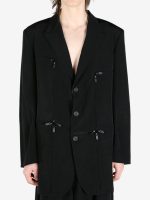 YOHJI YAMAMOTO POUR HOMME - Men Zip Detail Jacket