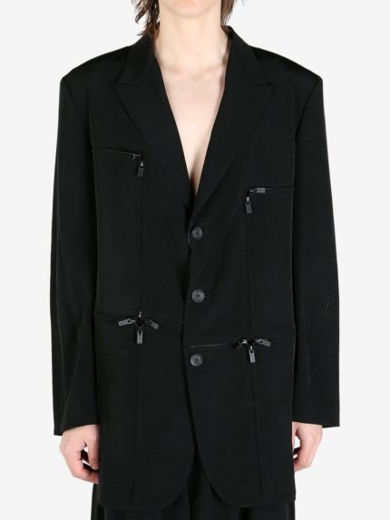 YOHJI YAMAMOTO POUR HOMME - Men Zip Detail Jacket